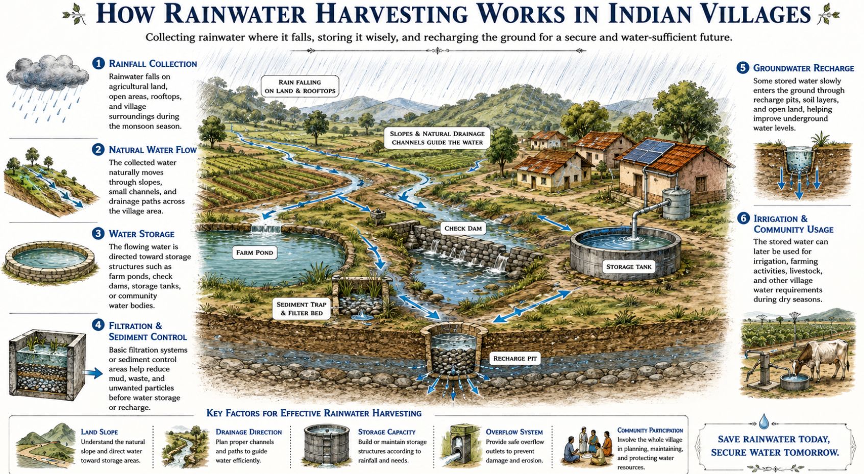 How Rural Rainwater Harvesting Models Help Indian Villages